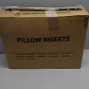 puredown 28 x 28 Feather Down Throw Pillow Insert, 1 Pack Euro Pillow for Decorative Bed Cushion Couch Sofa