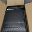 Proprobag 8.5 x 11 Bubble Mailers 50 Pack  Outer Size 9x12 Heavy Duty Black Padded mailer with Self Seal, Waterproof Shipping Envelopes, Bubble Wrap Protection for Ecommerce, Non See Through