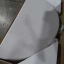 5 FT Round Folding Tables with Carrying Handle 60 inch Heavy Duty Portable Plastic Commercial Table Steel Legs for Party, Dining, Wedding, Events, Picnic Indoor, Outdoor (White,1 Pack)