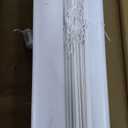 DEZ FURNISHINGS Cordless 1" Mini Blind, 71" W x 64" H, Pearl White