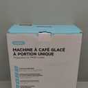 Single Serve Coffee Maker, Iced and Hot Coffee Machine for K Cup & Grounds, Compact Design, 40oz Removable Water Reservoir, 6 to 24 Oz Brew Sizes, Fits 7.3" Travel Mug, Black