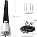 Omni Directional 4x4 MIMO Antenna 5G for t-Mobile, 4G/ LTE/ 5G Cellular Antenna for Router & Gateways, Verizon, AT&T Home Internet, with 2 Dual 10 Meter Cable SMA