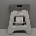 Vigar Compact Step Stool Foldable, 16-inch Two-Step Stools for Adults up to 330 Pound, Lightweight Stool, Non-Slip Folding Step Stool, Gray