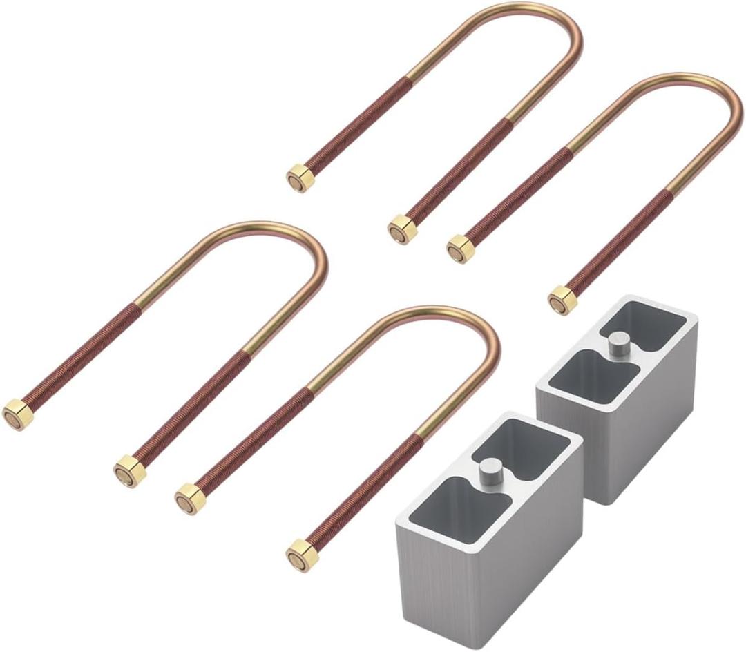 4" Lowering Block Kit and U-bolts Kit,Universal Leaf Spring Lowering Block Kit