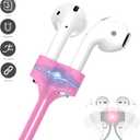 6 x Ultra Strong Magnetic Airpod Pro Strap Anti-Lost Cord Sports Lanyard Compatible with Airpods 3rd 2nd Generation Pro 3 2 1 (3 Pink)