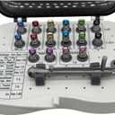 Fencia Universal Dental Implant Torque Wrench Ratchet,10-70NCM Ratchet Drivers Dental Implant Repair Tool Kit, 16pcs Prosthetic Driver Kit Torque Wrench System