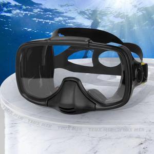 Scuba Mask with Drain Valve Wide View Suitable for Adults Anti-Fog Scuba Diving,Quick Adjustable Side Button, Free Diving , and Snorkeling Goggles Mask