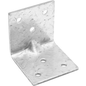 25-Pack Metal L-Shaped Right Angle Bracket Corner Brace Sets, 14 Gauge Galvanized Steel for Wooden Frames, Furniture, Chairs, Shelves, DIY Structures