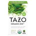 TAZO Organic Zen Green Tea, Caffeinated Tea with Refreshing Lemongrass & Spearmint, 16 Total Bags, Pack 6