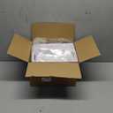 Yeaqee 36 Pcs 12 Pack 8 x 10 inch Christmas Baskets for Gifts Empty Santa Belt Cardboard Baskets Bags Kit Red Pull Bows Wine Basket for Xmas