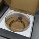 Large Glass Salad Bowl with Lid Set, 5.7 L Decorative Glass Mixing Bowl, Trifle and Serving Bowls with Lids as Cheese Charcuterie Board and Plate, Comes with Wood Serving Utensils