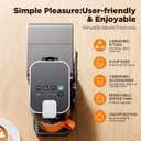Tastyle Hot & Iced Coffee Maker with Magnetic K-Pod Organizer (Pods Not Included), Stores 10 Pods, 4-5 Cups Coffee Maker & Single-serve Brewer for K Cup & Grounds, 40oz Removable Water Tank, Black
