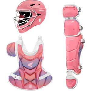 Easton | Jen Schro My Very First Youth Softball Catchers Set | Helmet, Leg Guards & Chest Protector Included, X-Small