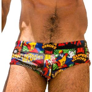 Taddlee Men Swimwear Swim Briefs Bikini Board Surf Shorts Boxer Trunks Swimsuits Red (Large, Xf19)