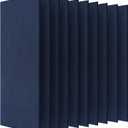 10 Pack Acoustic Panels, 47.2 x 23.6 Inches Sound Proof Panels, Dark Blue