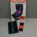 DR. BRACE Elite Elbow Brace Support, Breathable Elbow Compression Sleeve with Gel Pad for Golfer's, Tennis Elbow & Tendonitis Treatment & Pain Relief 2024 (Black-Blue, Large)