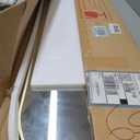 Antok 56" x15 Arched Full Length Floor Mirror, Gold Aluminum Frame, Free Standing/Wall Mount/Leaning for Bedroom, Living Room, Dressing Room