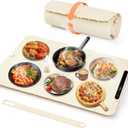 Warming Mat For Food Extra Large- 24"x16" Electric Warming Trays for Buffets Party, Food Warmers For Thanksgiving, Christmas House Warming Gift, Portable Heating Mat with 9 Temp Settings & 6H Timer