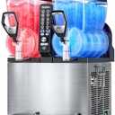 Tourua Commercial Slushie Machine, Margarita Daiquiri Wine Frappe Slush Frozen Drink Machine, 30L