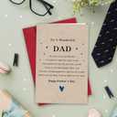 11 x Fathers Day Card - Poem Father Day Cards - Dad Greeting Cards For Birthday - Special Fathers Day Card