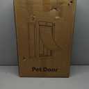 All Aluminum Dog Door for Exterior Door, Large Doggy Door, Heavy Duty Pet Door, Double Magnetic Flaps, Thermal Tnsulation, Energy Efficient, Sliding Lock Panel (Pets Up to 110Lb)