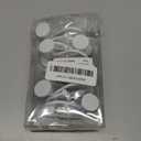 CHICTIE White Shower Curtain Hooks, Rustproof Shower Curtain Rings for Bathroom, Metal Shower Hooks for Shower Curtain Rod, Modern Decorative Shower Curtain Hangers Set of 12, Round Heavy Duty Design