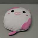 Heatable Coolable Animal PlushMicrowavable Stuffed Animal Heating Pad for Cramps and Pain, Lavender Scent Animal Stuffed Animal for Anxiety, Animal Plushies Gift for Kids and Aldults (Cow)