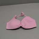 AUROLA Influence Strappy Bra Sports Bras for Women, Backless Padded Impact Strappy Bra Workout Gym Yoga with Removable Cups (Small, Sweet Pink)