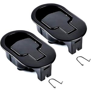 2 Pack Metal Recliner Replacement Parts Durable Metal Handle Recliner Chair Sofa Couch Release Lever Replacement Pull Handle Black Suite Recliner Fit for Ashley and Major etc