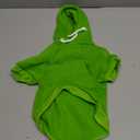 QWINEE Basic Dog Hoodie Sweatshirt Puppy Sweater Warm Cat Costumes Pet Clothes for Chihuahua Puppy Kitten Medium Dogs Green, Medium