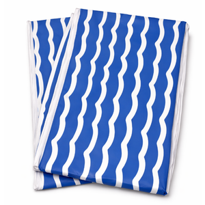 Lap Top Sunshade, Blue Waves 16" 2 Pack
