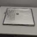 Bathroom Vanity Mirror for Over Sink Wall, Rectangle Farmhouse Mirror with Matte Black Metal Framed and HD Tempered Glass, Modern Square Mirror Hangs Horizontally or Vertically (16"L x 20"W)