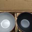 Famiware Venus Plates and Bowls Sets, 12 Pieces Stoneware Speckled Dinnerware Sets, Dishes Set for 4, Microwave and Dishwasher Safe, Matte Multi-color