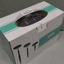 Nupostai 8 Pack Solar Pathway Lights, Multicolor & Warm White LED, IP67 Waterproof, Outdoor Garden Yard Lawn Landscape Decorative