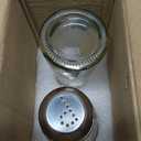 Hand Painted Salt and Pepper Shaker Set with S and P Stainless Lids (2, Sunflowers)
