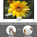 Outdoor Projector Screen with Stand 100 Inch: Portable Projection Screen 16:10 4K HD Outdoor Movie Screen with Carry Bag for Home Backyard Theater