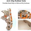 Balabala Kids Sandals Boys Sandals Girls Sandals Outdoor Sports Sandals Non-slip Summer Athletic Sandals Beaches Sandals (3 Big Kid, Beige)