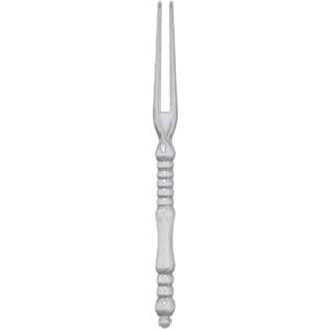 Elegant Silver Translucent Pick Forks - 4", Disposable Mini Appetizer Forks - Perfect for Weddings, Parties, and Social Events, Pack of 150