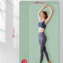 HAPBEAR Extra Large Yoga Mat - 72"x48"/78"x54", 1/4" & 1/3" Thick, Non-Slip, Durable, Eco-Friendly, Wide Exercise Mat for Home Workouts, Yoga, Pilates, Stretching, Meditation (Barefoot Exercise)