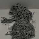 Stuffed Animal Hammock with LED Light, Large Stuffed Animals Storage Corner Plushie Net for Kids Room Decor, 2 Packs Grey