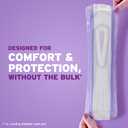 Poise Ultra Thin Incontinence & Postpartum Pads for Bladder Leaks, 7 Drop Ultra Absorbency, Long Length, 22 Count 