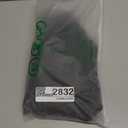 OQQ Womens Strapless Maxi Dresses Bodycon Mesh Fishtail with Slit Wedding Guest Cocktail Party Evening Dress (Black), XL