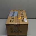 Cat Desk Bed - Desktop Attachment Cat Perch for Home Office, Spinnable Indoor Mounted Desk Bed, Elevated Nest for Work, Kitten Furniture Accessories(Black)