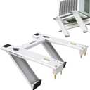 gulrear Window Air Conditioner Support Bracket with 2 Arms Heavy Duty AC Support for Window Unit Install kit Up to 200 lbs Hold 5000-22000BTU Unit Window AC Mount