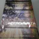 Nature Landscape Sunrise Tree Canvas Wall Art - 28x57 inches Wall Decoration for Living Room Forest Picture Artwork Painting Prints of Trees for Bedroom and Home Dcor