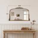 36"X23" Vintage Gold Mirror