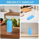 NOLITOY 8Pcs Ice Crystal Boxes Reusable Freezer Packs, Air Conditioner Ice Crystal Box for Coolers Lunch Boxes Camping Fishing