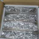 EHWINE 24 Pack Acrylic Sign Holder 4 x 6, Double Sided Gold Picture Frame Stand up Table Top Sign Holders, Clear Display Stand Menu Flyer Holder for Wedding Party