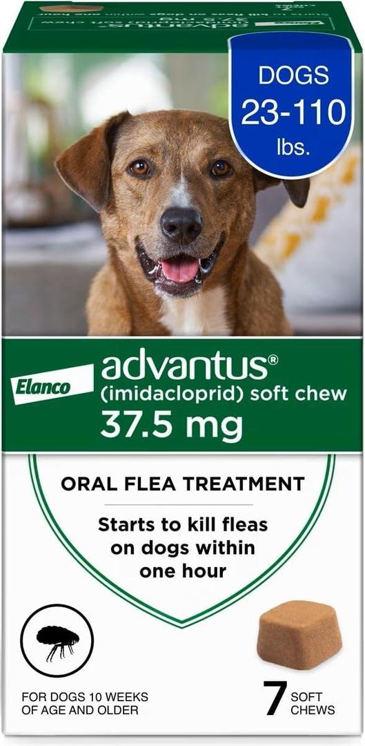 Advantus Dog Fast Acting Oral Flea Treatment Soft Chews Dogs 23 - 110 lbs. | 7 ct.