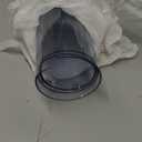 ETECHMART Clear Round Table Cover Protector 54'', 2.0mm Thick Vinyl Waterproof Transparent Protector, Non-Slip Heat Resistant Clear Plastic Cover for Coffee Table Hard Floor